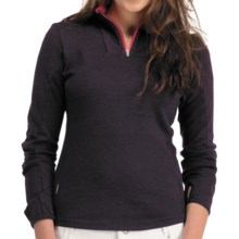 Icebreaker Nexus Sweater - Merino Wool, UPF 50+, Zip Neck (For Women) in Bordeaux - Closeouts