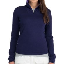 Icebreaker Nexus Sweater - Merino Wool, UPF 50+, Zip Neck (For Women) in Galaxy - Closeouts