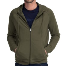 Icebreaker Quattro Full-Zip Hoodie Sweatshirt - Merino Wool (For Men) in Cargo - Closeouts