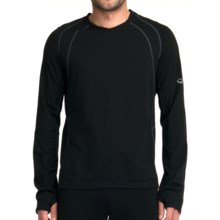 Icebreaker Quest GT 200 Base Layer Top - UPF 50+, Merino Wool, Long Sleeve (For Men) in Black - Closeouts