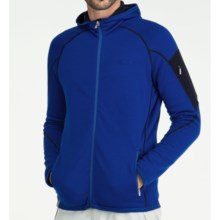 Icebreaker Real Fleece Sierra Hooded Jacket - Merino Wool (For Men) in Cobalt/Admiral - Closeouts