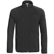 Icebreaker RealFleece 260 Sierra Jacket- Merino Wool, Full Zip (For Men) in Black - Closeouts