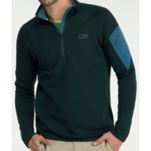 Icebreaker RealFleece 260 Sierra Shirt - Merino Wool, Zip Neck, Long Sleeve (For Men) in Nova/Canal - Closeouts