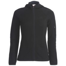 Icebreaker RF260 Cascade Hooded Jacket - Merino Wool, Full Zip, Long Sleeve (For Women) in Black - Closeouts