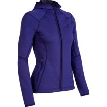 Icebreaker RF260 Cascade Hooded Jacket - Merino Wool, Full Zip, Long Sleeve (For Women) in Horizon - Closeouts
