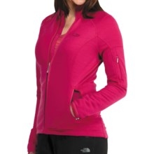 Icebreaker RF260 Cascade Jacket - Merino Wool, Full Zip, Long Sleeve (For Women) in Ruby - Closeouts