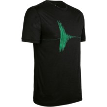 Icebreaker Ruapehu Tech T Lite T-Shirt - Merino Wool, Short Sleeve (For Men) in Black - Closeouts