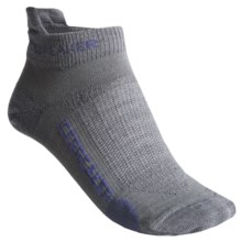 Icebreaker Run Ultralite Micro Socks - Merino Wool, Below-the-Ankle (For Women) in Twister/Wisteria/Twister - 2nds