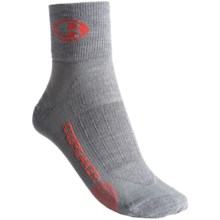 Icebreaker Run Ultralite Mini Socks - Merino Wool, Ankle (For Women) in Twister/Azalea/Twister - 2nds