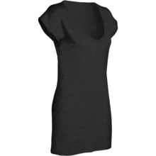 Icebreaker SF150 Breeze T Tunic Shirt - Merino Wool, Short Sleeve (For Women) in Black - Closeouts