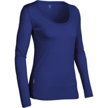Icebreaker SF150 Tech Shirt - Merino Wool, Scoop Neck, Long Sleeve (For Women) in Cosmic - Closeouts
