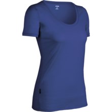 Icebreaker SF150 Tech Shirt - Merino Wool, Scoop Neck, Short Sleeve (For Women) in Cosmic - Closeouts