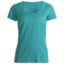 Icebreaker SF150 Tech Shirt - Merino Wool, Scoop Neck, Short Sleeve (For Women) in Tropic - Closeouts