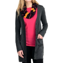 Icebreaker SF200 Cruise Cardigan Sweater - UPF 50+, Merino Wool (For Women) in Jet - Closeouts