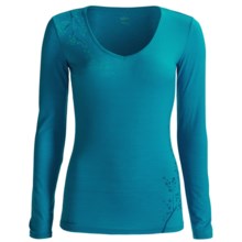 Icebreaker Siren Sweetheart Bodyfit 150 Base Layer Top - Merino Wool, Long Sleeve (For Women) in Gulf - Closeouts