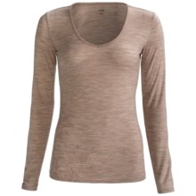 Icebreaker Siren Sweetheart Bodyfit 150 Base Layer Top - Merino Wool, Long Sleeve (For Women) in Naked - Closeouts