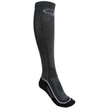 Icebreaker Ski Lite Socks - Merino Wool, Over-the-Calf, 2-Pack (For Women) in Oil/Silver/Black - 2nds
