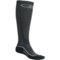 Icebreaker Ski Lite Socks - Merino Wool, Over-the-Calf (For Men) in Dark Grey/Black