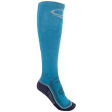 Icebreaker Ski Midweight Socks - Merino Wool, Over-the-Calf (For Women) in Belize/Bone/Ink - 2nds