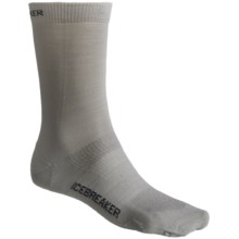 Icebreaker Skiing Liner Socks - Merino Wool (For Men and Women) in Silver/Oil/Silver - 2nds