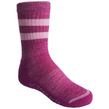 Icebreaker Snow Kids Midweight Socks - Merino Wool, Over-the-Calf (For Kids) in Cranberry/Rose - Closeouts