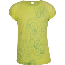 Icebreaker Starlet T-Shirt - UPF 39+, Merino Wool, Short Sleeve (For Girls) in Citrine - Closeouts