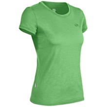 Icebreaker Superfine 150 Tech T-Lite T-Shirt - Merino Wool, Short Sleeve (For Women) in Sprout - Closeouts