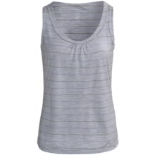 Icebreaker Superfine 200 Retreat Tank Top - Merino Wool, Sleeveless (For Women) in Blizzard Stripe - Closeouts