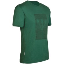 Icebreaker Tech T Lite Cabbage Tree Shirt - Merino Wool, Short Sleeve (For Men) in Cypress - Closeouts
