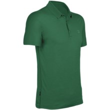Icebreaker Tech T Lite Polo Shirt - Merino Wool, Short Sleeve (For Men) in Cypress - Closeouts