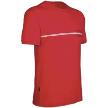 Icebreaker Tech T Lite Road Trip T-Shirt - Merino Wool, Short Sleeve (For Men) in Rocket - Closeouts