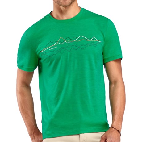 Icebreaker Tech T Lite T Shirt UPF 30, Merino Wool, Short Sleeve (For Men)