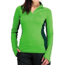 Icebreaker Tempest Zip Neck Sweater - Merino Wool, UPF 50+, Long Sleeve (For Women) in Turf - Closeouts