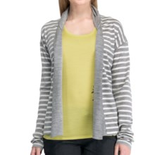 Icebreaker Villa Wrap - Merino Wool, Long Sleeve (For Women) in Metro/Snow - Closeouts