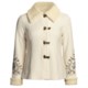 Icelandic Design Nika Boiled Wool Jacket - Cotton Shearling Trim (For Women)