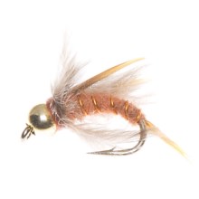 Idylwilde Flies Beadhead Queen Prince Nymph Fly - Dozen in Natural - Closeouts