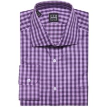 Ike Behar Black Label Check Dress Shirt - Long Sleeve (For Men) in Eggplant - Closeouts