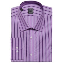 Ike Behar Black Label Track Stripe Dress Shirt - Long Sleeve (For Men) in Purple Dusk - Closeouts