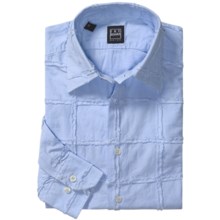 Ike Behar Clip Shirt - Italian Cotton, Long Sleeve (For Men) in Light Blue - Closeouts