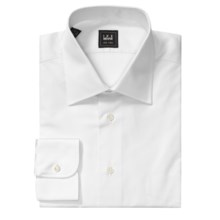 Ike Behar Cotton Dress Shirt - Spread Collar, Long Sleeve (For Men) in White - Closeouts