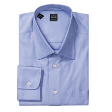 Ike Behar Cotton Twill Dress Shirt - Standard Fit, Long Sleeve (For Men) in Indigo - Closeouts