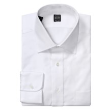 Ike Behar Cotton Twill Dress Shirt - Standard Fit, Long Sleeve (For Men) in White - Closeouts