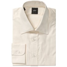 Ike Behar Dress Shirt - Point Collar, Long Sleeve (For Men) in Cream - Closeouts