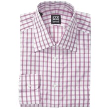 Ike Behar Fancy Point Collar Dress Shirt - Barrel Cuff, Long Sleeve (For Men) in Pink/White - Closeouts