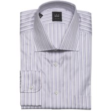 Ike Behar Fancy Spread Collar Dress Shirt - Trim Fit, Long Sleeve (For Men) in White/Blues/Pink/Maroon Stripe - Closeouts