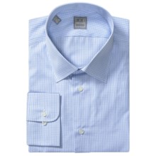 Ike Behar Gold Label Cotton Check Shirt - Long Sleeve (For Men) in Blue Horizon - Closeouts