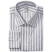 Ike Behar Silver Label Cotton Shirt - Long Sleeve (For Men) in Meteorite - Closeouts