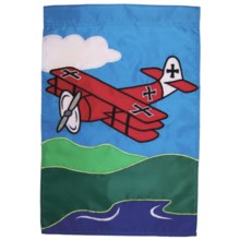 In the Breeze House Banner Flag - 28x40” in Red Baron - Closeouts