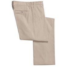 Incotex Incochino Cotton Pants - Flat Front (For Men) in Stone - Closeouts