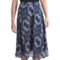 Indira Crepe Print Skirt (For Women) in Blue Batik